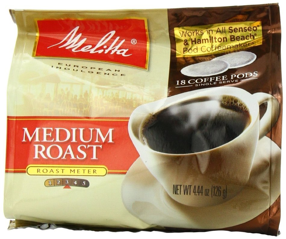 Melitta Medium Roast Soft Coffee Pods 18 Count Bag N2