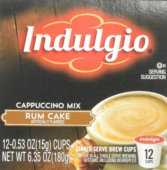 Indulgio French Vanilla Cappuccino Single Serve K-cup, 42 Count (Compatible with 2.0 Keurig Brewers) N78