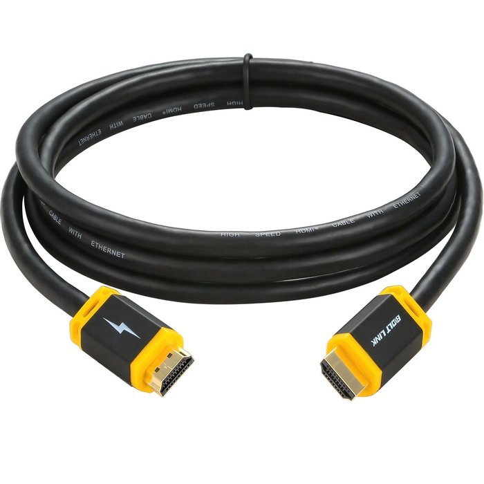 Boltlink High Speed 4K Hdmi Cable 25 feet 7.8m Supports Ethernet 3d 4k 1080p and Audio Return Channel. N4