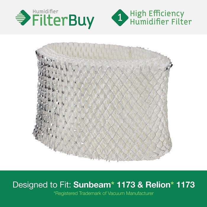 1173 Sunbeam & Relion Humidifier Wick Filter. Designed & Engineered by FilterBuy in the USA.