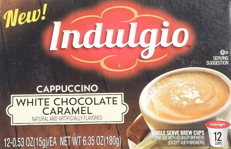 Indulgio French Vanilla Cappuccino Single Serve K-cup, 42 Count (Compatible with 2.0 Keurig Brewers) N80