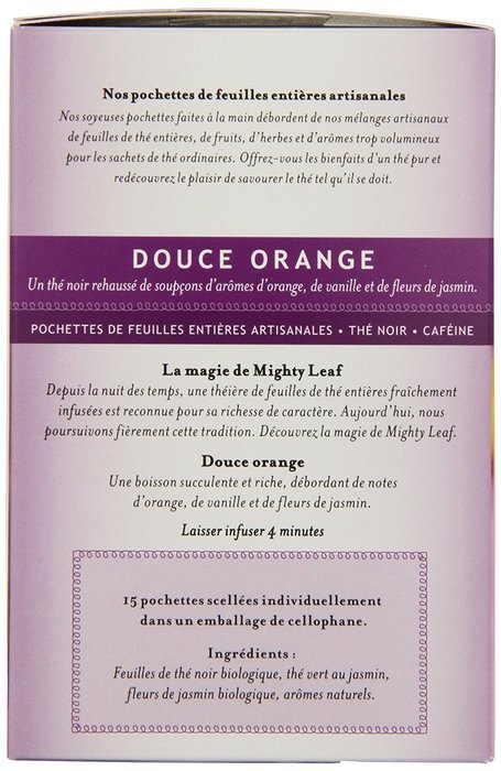 Mighty Leaf Tea Company - Orange Dulce, 15 tea bags N5