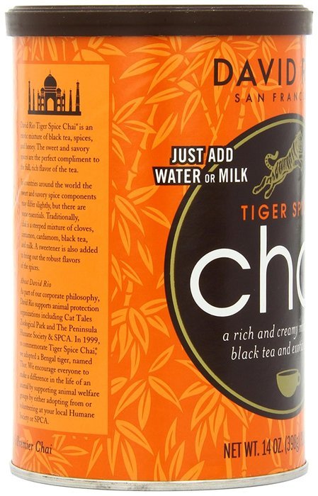 David Rio Chai Mix, Tiger Spice, 14 Ounce N28