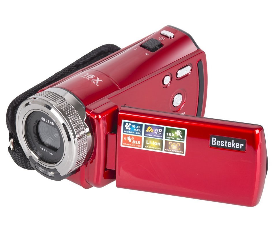 Camera Camcorders, Besteker Portable Digital Video Camcorder HD Max. 16.0 Megapixels 1280*720P DV 2.7 Inches TFT... N2