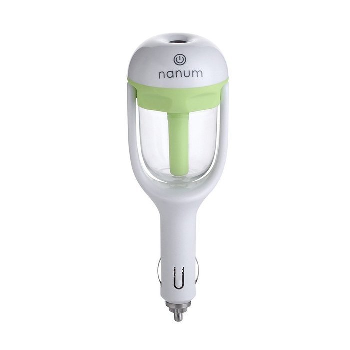 MXtechnic Mini Aromatherapy Humidifier for Cars (Green) N8