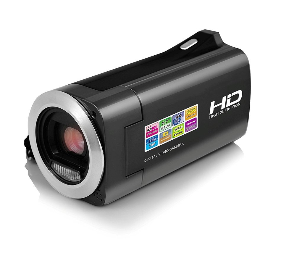 Lightahead&reg; DV series High-Definition HD 720p Digital Camcorder SD/SDHC with 4x Digital Zoom & 2.7" Flipout screen...