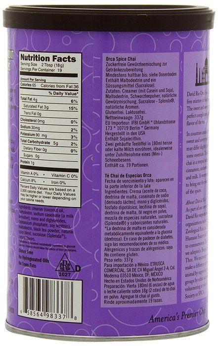 David Rio Chai Mix, Tiger Spice, 14 Ounce N38