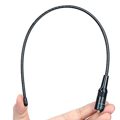 NSKI NA-771 Dual Band Soft Antenna (144/430Mhz) 15.6" For BaoFeng, Kenwood, Wouxun Compatible (UV-82 UV-5R BF-F8HP... N3