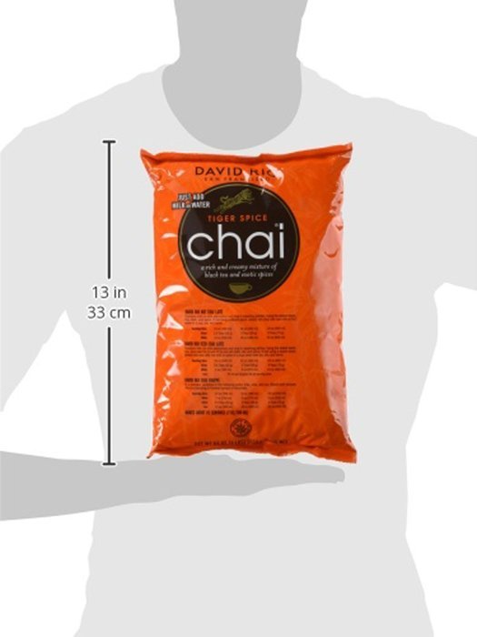 David Rio Chai Mix, Tiger Spice, 14 Ounce N43