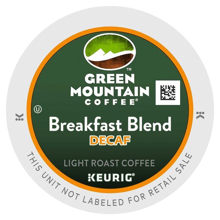 Green Mountain Coffee Decaf Breakfast Blend, K-Cup Portion Pack for Keurig K-Cup Brewers (Pack of 48) N7