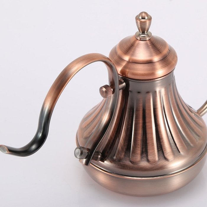 Tina Stainless Steel Pour Over Drip Kettle Coffee Pot Teapot 420ML (420ML)