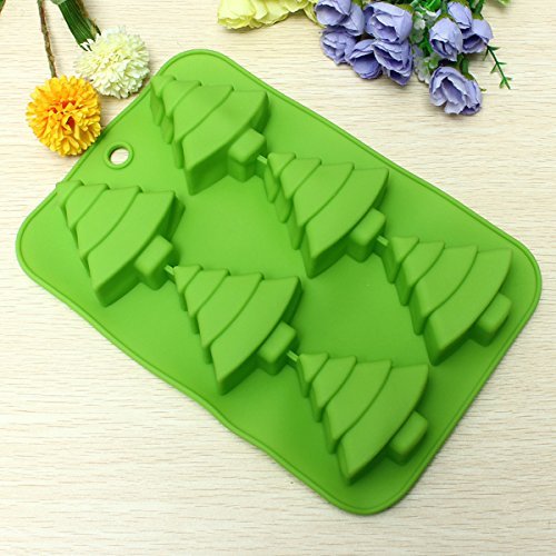 "Christmas Tree Silicone Fondant Cake Mold Chocolate Mould" shopping