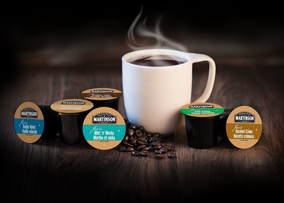 Martinson Coffee, Hazelnut Vanilla Decaf, 24 Single Serve RealCups N35