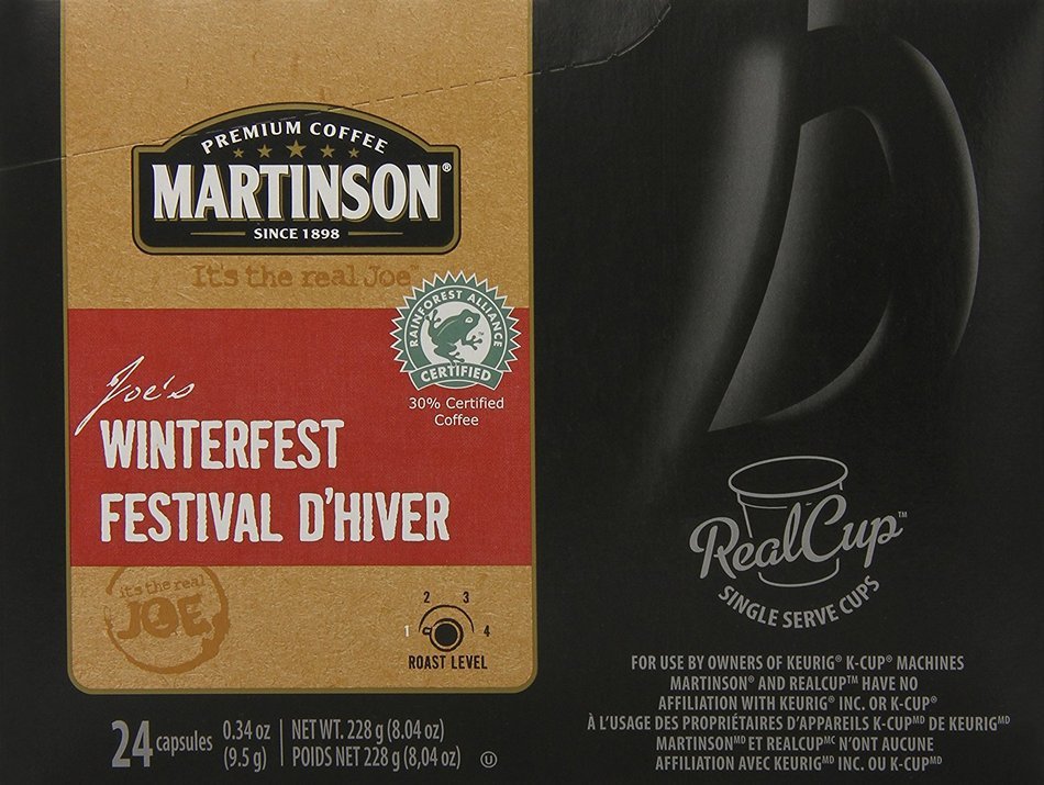 Martinson Coffee, Hazelnut Vanilla Decaf, 24 Single Serve RealCups N46