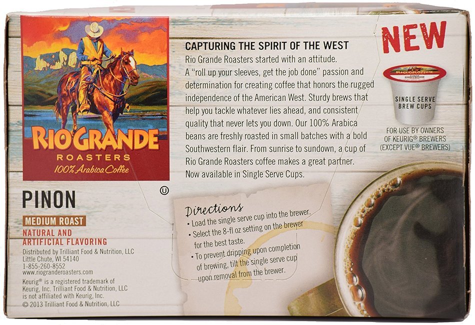 Rio Grande Roasters Pinon Coffee Single Serve K-Cups (24 pack) N2