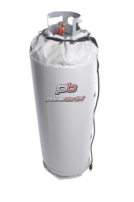 Powerblanket FCW1541G Xtreme Alloy Foam Cylinder Heater, 15" D x 44" H, Gray N2