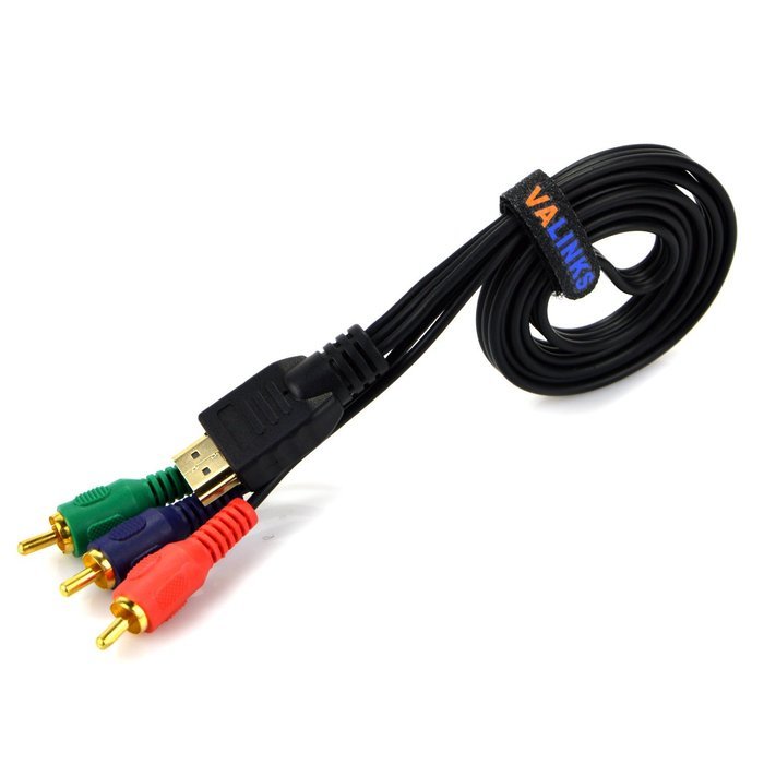 eBerry SPECIAL RECOMMENDED 3 FT / 1M HDMI Male to 3RCA Male Extension Cable Converter Adapter for HDTV DVD Satellite...