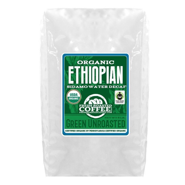 Green Unroasted Coffee, 5 Lb. Bag, Fresh Roasted Coffee LLC. (Colombian Supremo) N13