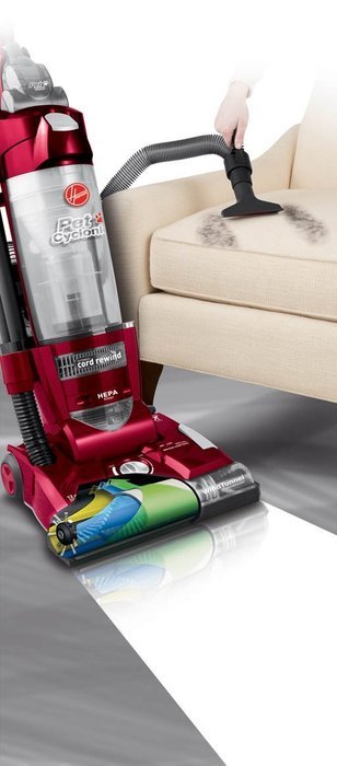Hoover Pet Cyclonic Upright Bagless Vacuum, Uh70085 N3