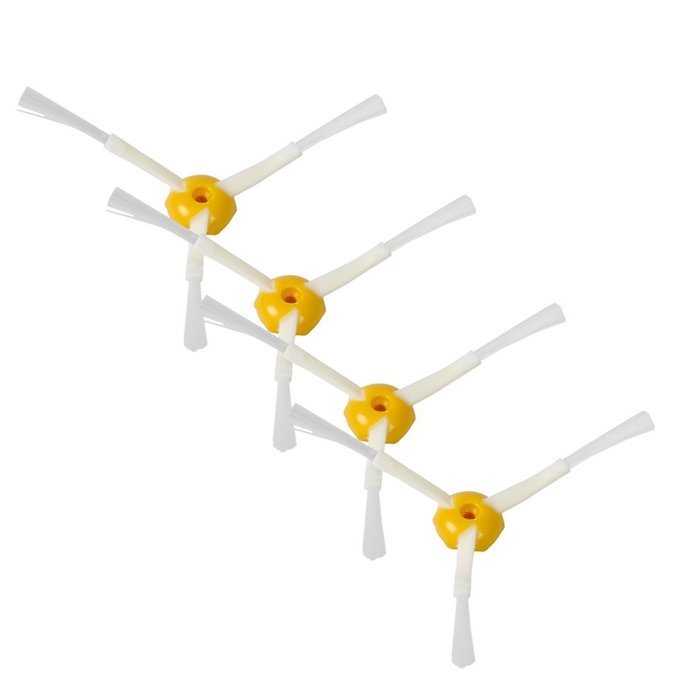 4Pcs Replacement 3-Armed Side Brushes for iRobot Roomba 500/600/700 560 630 760
