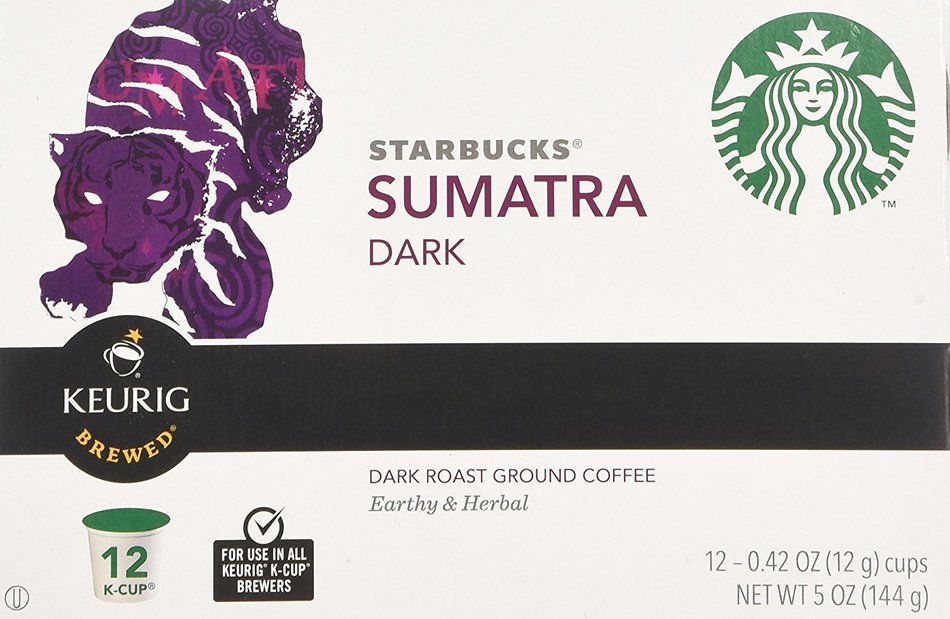 Keurig Starbucks Sumatra Dark Roast, 48 Count N3
