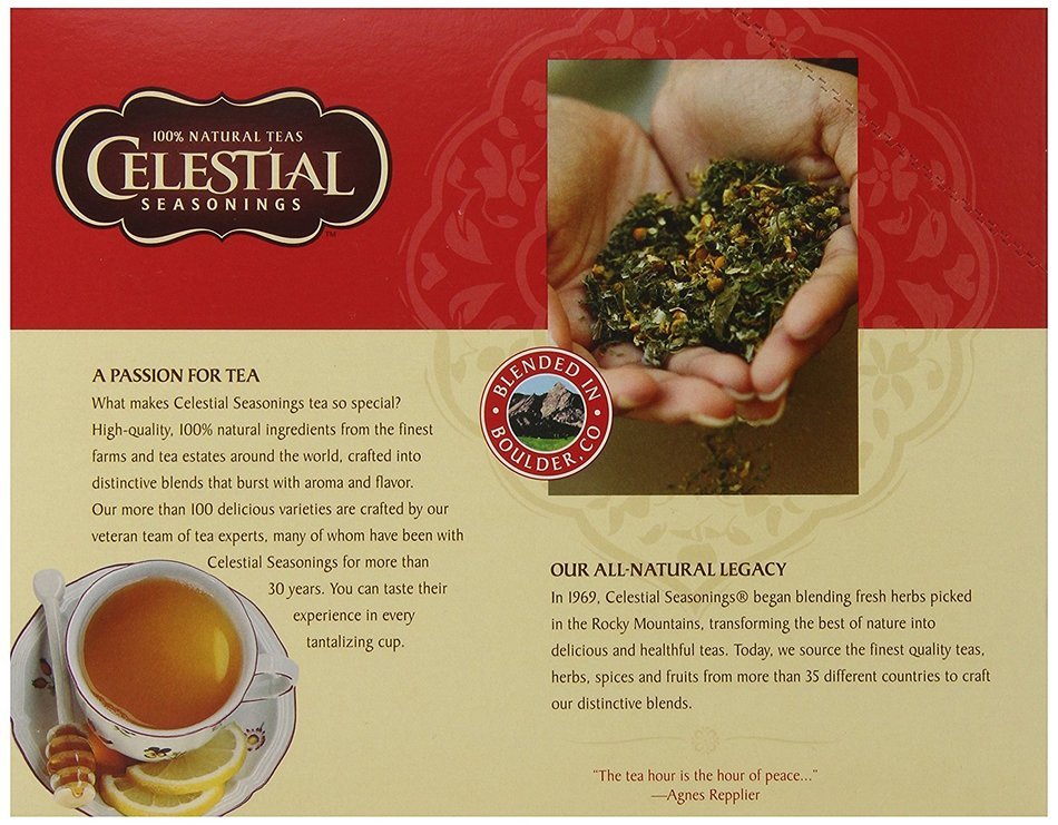 Celestial Seasonings India Spice Chai, K-Cup Portion Pack for Keurig K-Cup Brewers, 24-Count N14