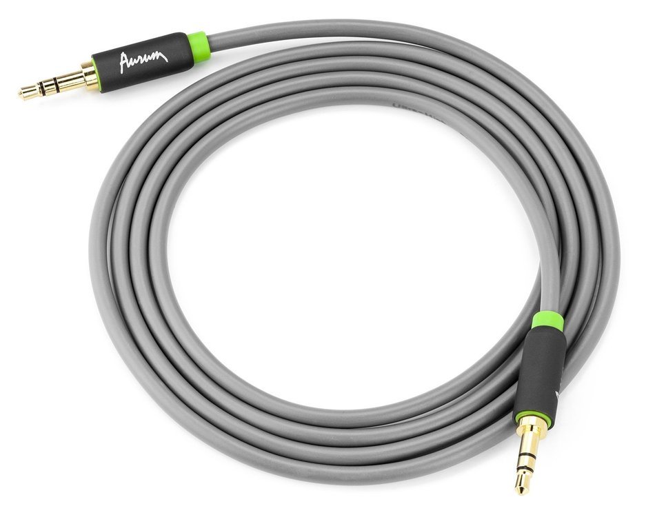 Aurum Cables Male to Male 3.5mm Universal 24K Gold Plated Auxiliary Audio Stereo Cable with 4 6.35mm Male to 3.5mm... N5