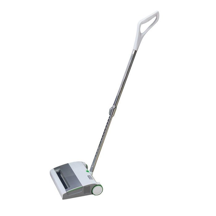 Cordless Upright Carpet Vacuum Cleaner Portable Bagless Vac with Extendable Stick - White N5