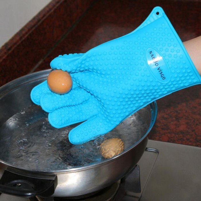 Nardo Visgo&reg; Non-Stick Silicone Cooking Baking Mat (Half Sheet Size,11-5/8" x 16-1/2") and Silicone Cooking Gloves... N15