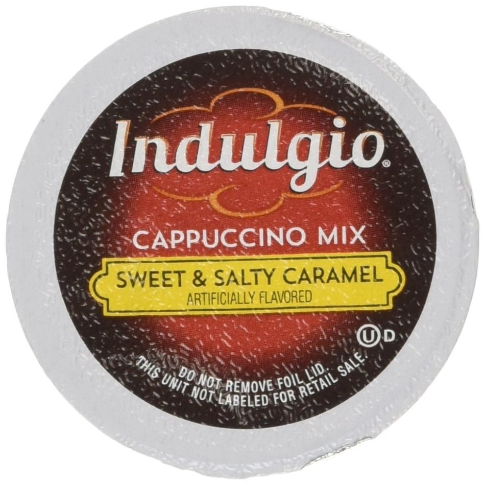 Indulgio French Vanilla Cappuccino Single Serve K-cup, 42 Count (Compatible with 2.0 Keurig Brewers) N98