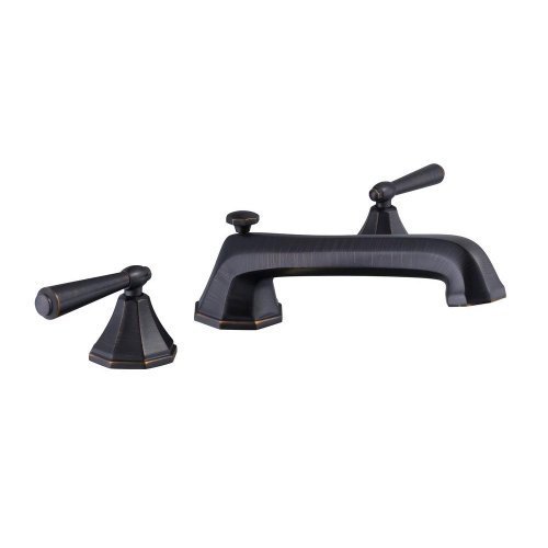 Pegasus 887-7027H2 Sentio 2-Handle Deckplate Roman Tub Set in Mediterranean Bronze by Pegasus