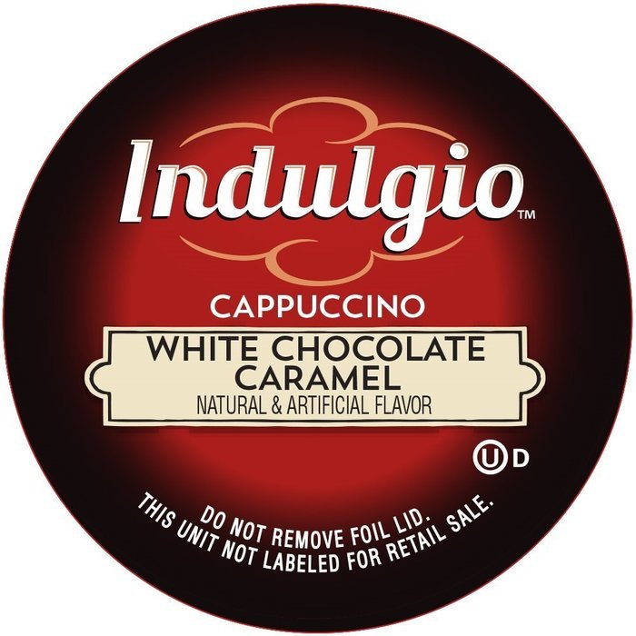 Indulgio French Vanilla Cappuccino Single Serve K-cup, 42 Count (Compatible with 2.0 Keurig Brewers) N109