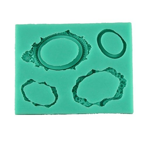 3D Glasses Frame Silicone Fondant Cake Molds Soap Chocolate Mould N2