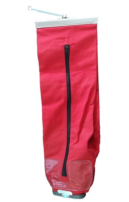 Sanitaire Upright Vacuum Cleaner Cloth Outer Bag with full length zipper, color red, will also fit Eureka Model...