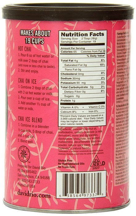 David Rio Chai Mix, Tiger Spice, 14 Ounce N51