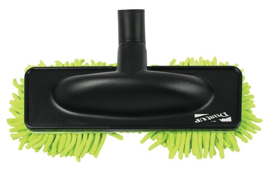 Cen-Tec Systems 55871 Vacuum Mophead Nozzle with Green Microfiber Dust Fringe