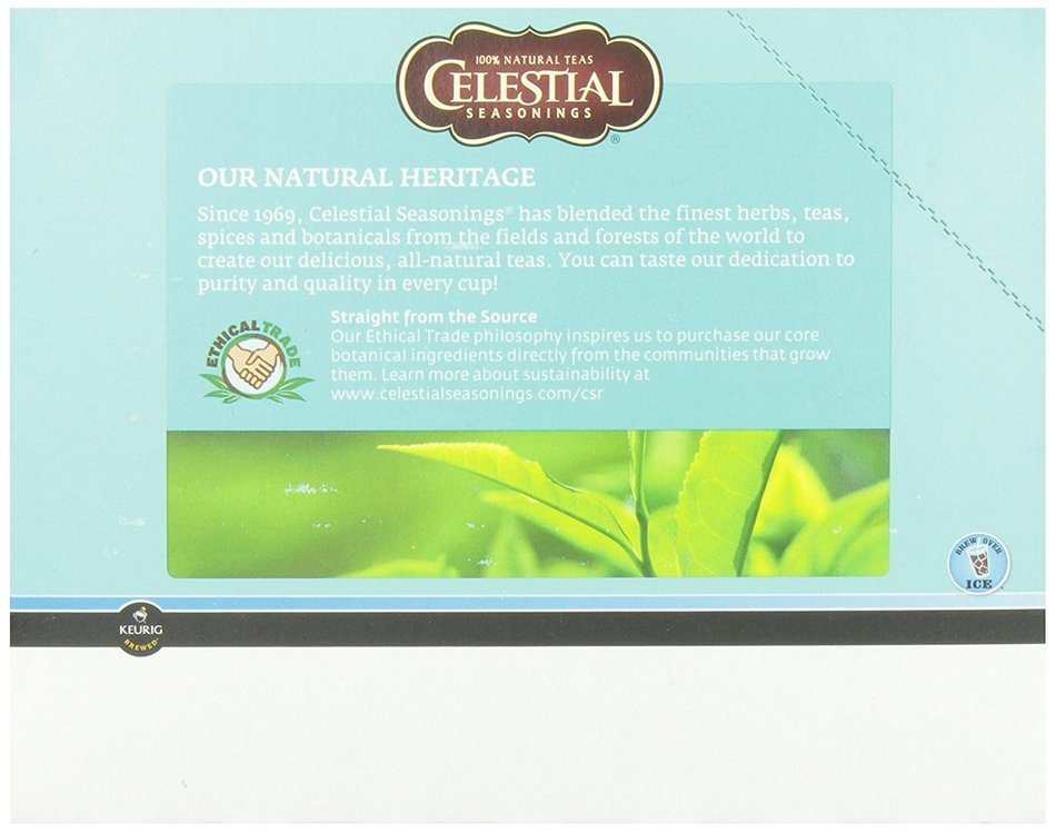 Green Mountain Coffee, Celestial Seasonings Southern Sweet Perfect Iced Tea, K-Cup Portion Pack for Keurig K-Cup... N19
