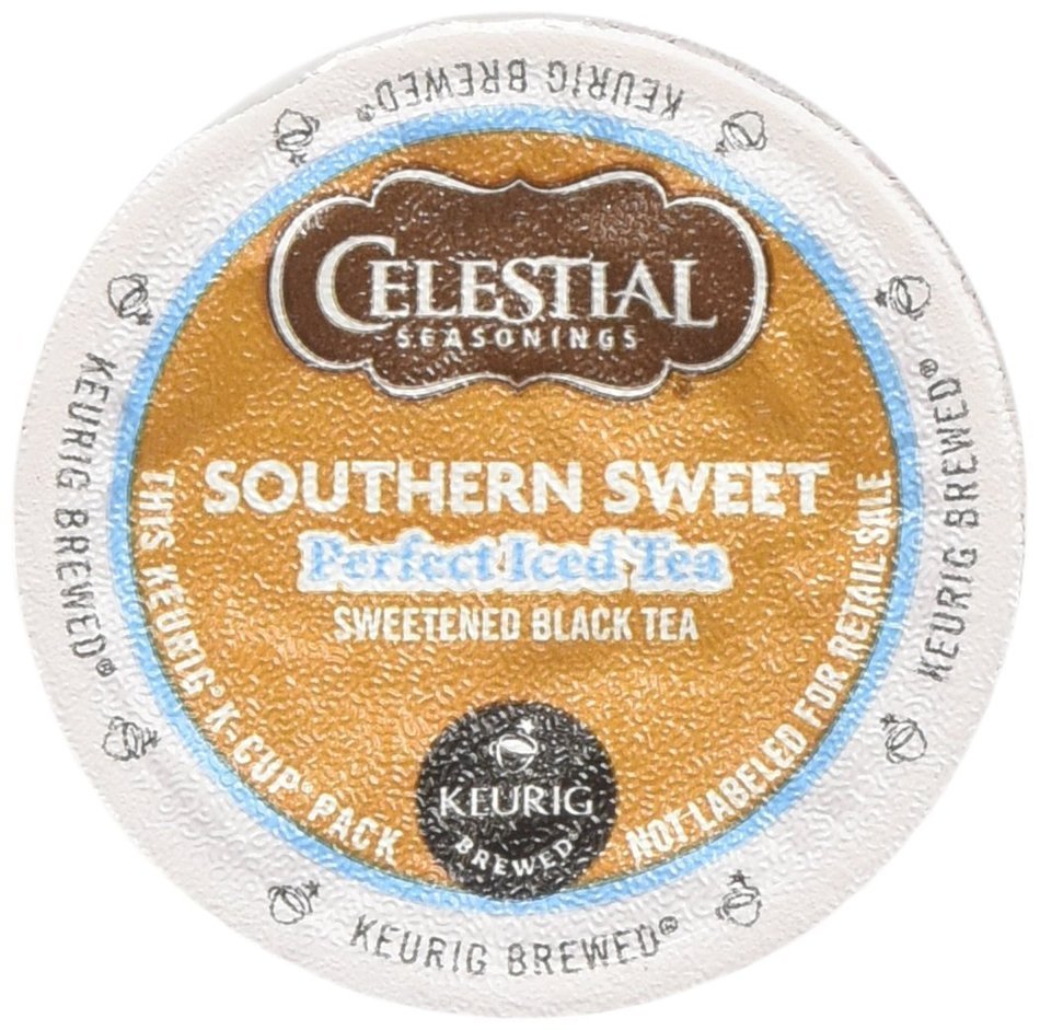 Green Mountain Coffee, Celestial Seasonings Southern Sweet Perfect Iced Tea, K-Cup Portion Pack for Keurig K-Cup... N22