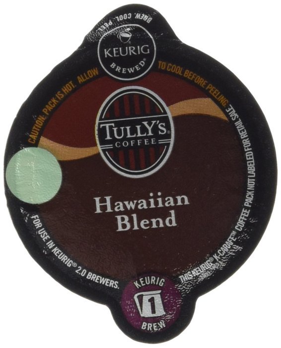 Keurig 2.0 Tully's Hawaiian Blend K-carafe Packs (8) N4