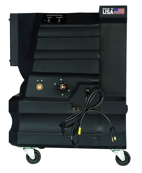 PortacoolPACCYC02 Cyclone 2000 Portable Evaporative Cooler with 500 Square Foot Cooling Capacity, Black N3