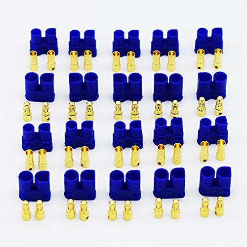EC3 TEN PACK BANANA PLUG FEMALE AND MALE BULLET CONNECTORS FOR RC LIPO BATTERIES AND MORE