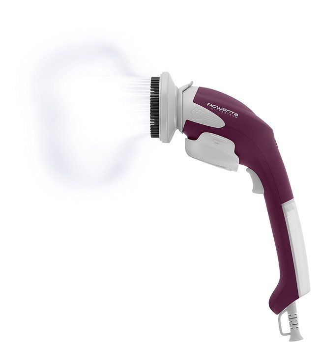 Rowenta DR6025 Ultrasteam Hand-Held Steam Brush with Extra Long Cord, 800-Watt, Purple