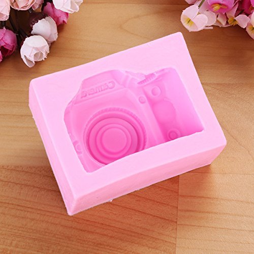 "Camera Silicone Soap Mold Fondant Chocolate Clay Mould" shopping N5
