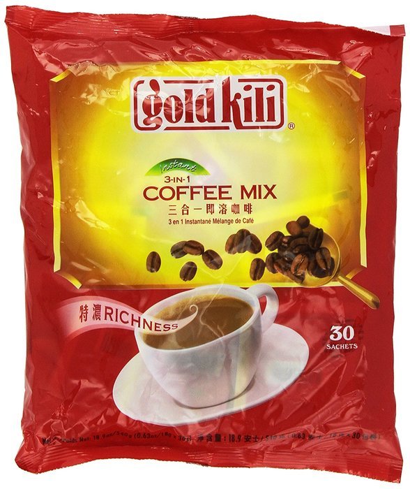 Gold Kili Rich Coffee Mix 3 in 1, 30 -Count N2