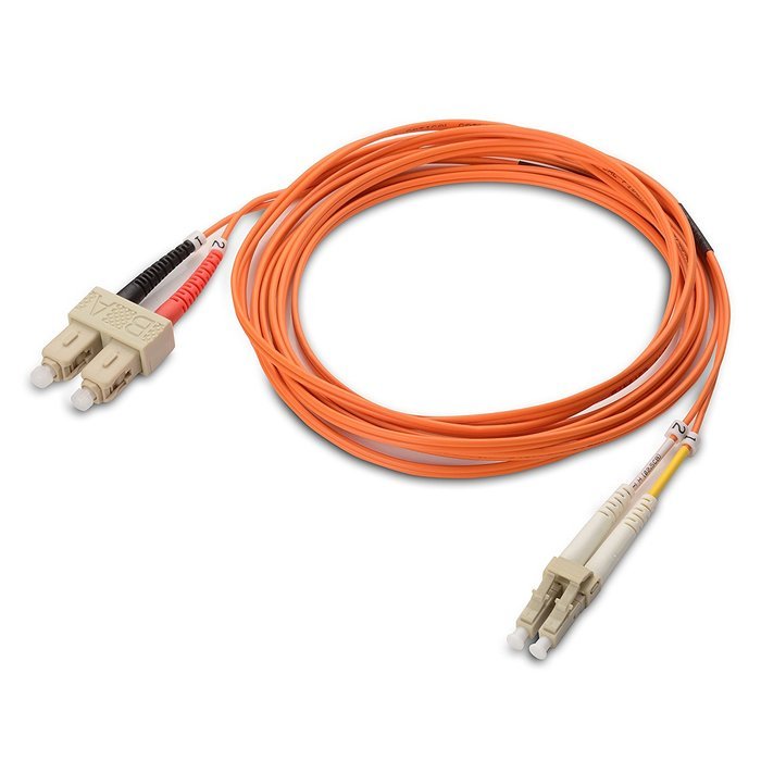 Cable Matters 10Gb 40Gb Multimode OM3 Duplex 50/125 OFNP Fiber Patch Cable LC to LC - 10m N6