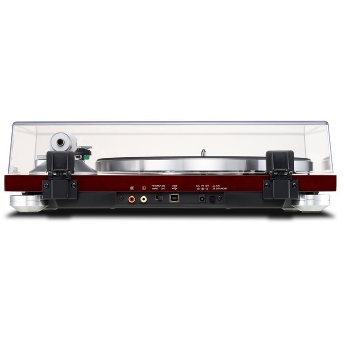 TEAC TN-300-CH Cherry Analog 2-Speed Turntable with Spin Clean Record Washer System MKII N3