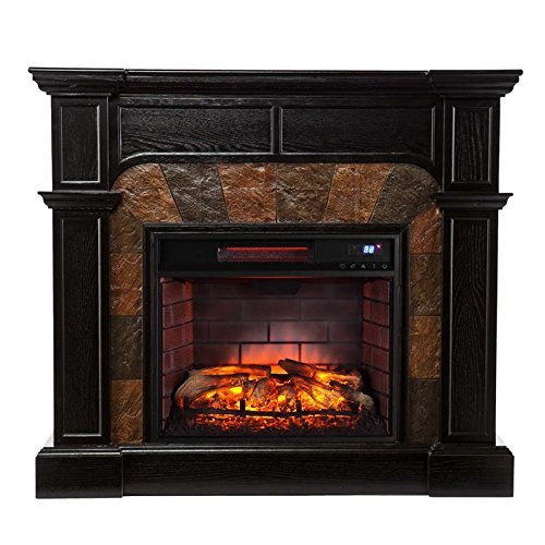 Southern Enterprises Cartwright Corner Infrared Electric Fireplace N10 ...