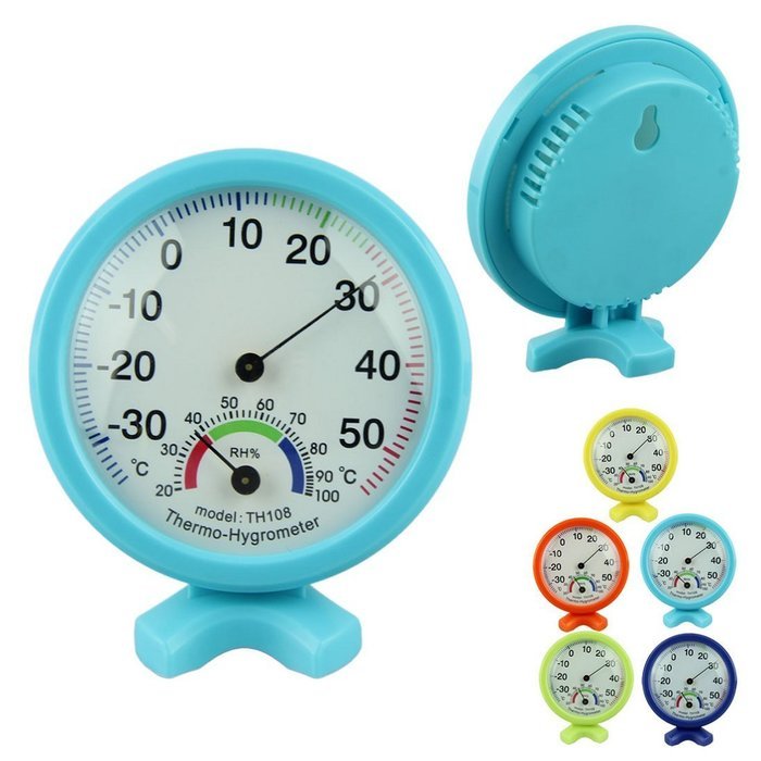 Sunward Newest Hot Sale Cute Pratical Indoor Outdoor Accurate Pointer Display Hygrometer Temperature Humidity... N6