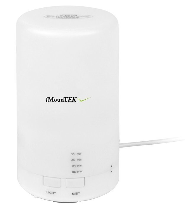 GPCT Essential Oil Diffuser, 50ml USB Powered with Timer and 7 Colorful LED Lights