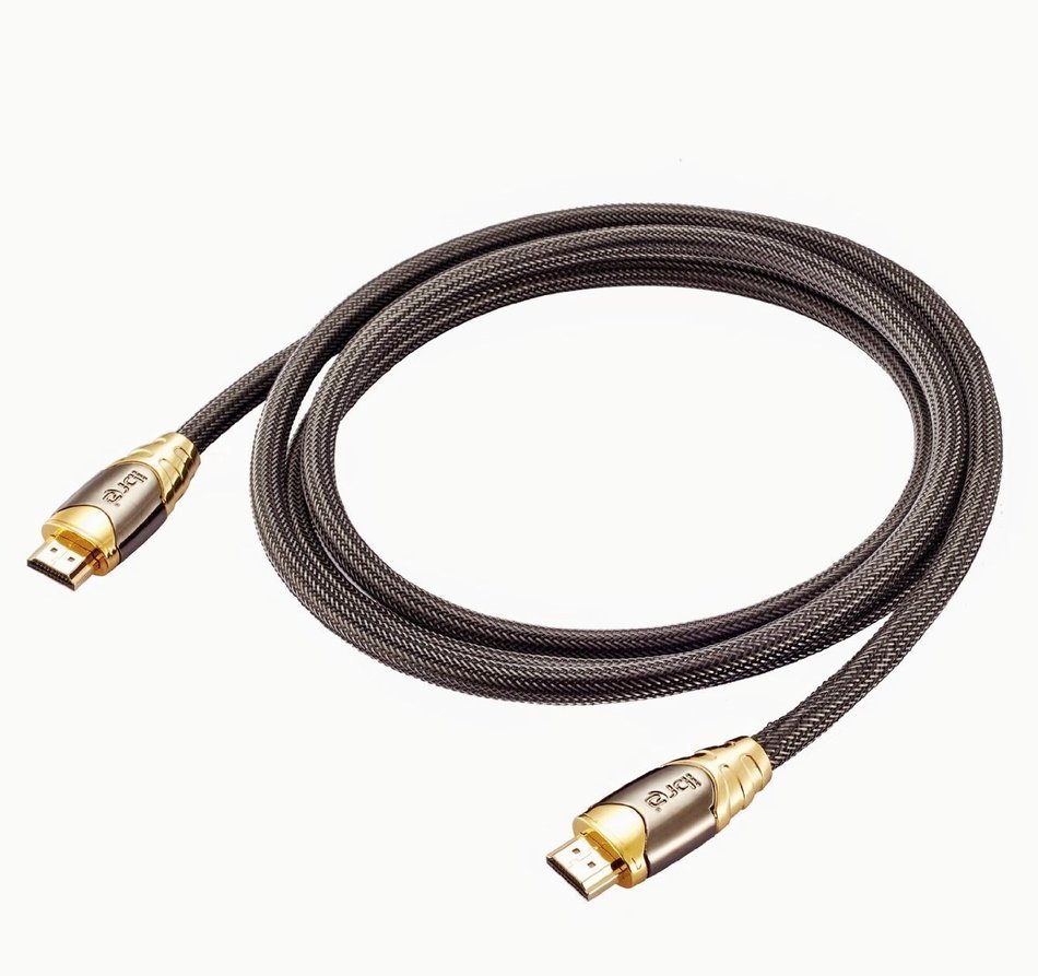 IBRA 22 Feet LUXURY GOLD High Speed Gold Plated HDMI v2.0/1.4a HDMI cable with Ethernet supports 3D, 4K, and Audio... N2